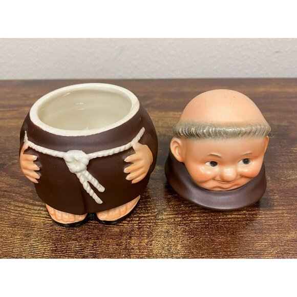 VTG‎ Estate Goebel Hummel Friar Tuck Monk Sugar Bowl, Creamer & Tray! 100 - Picture 7 of 7